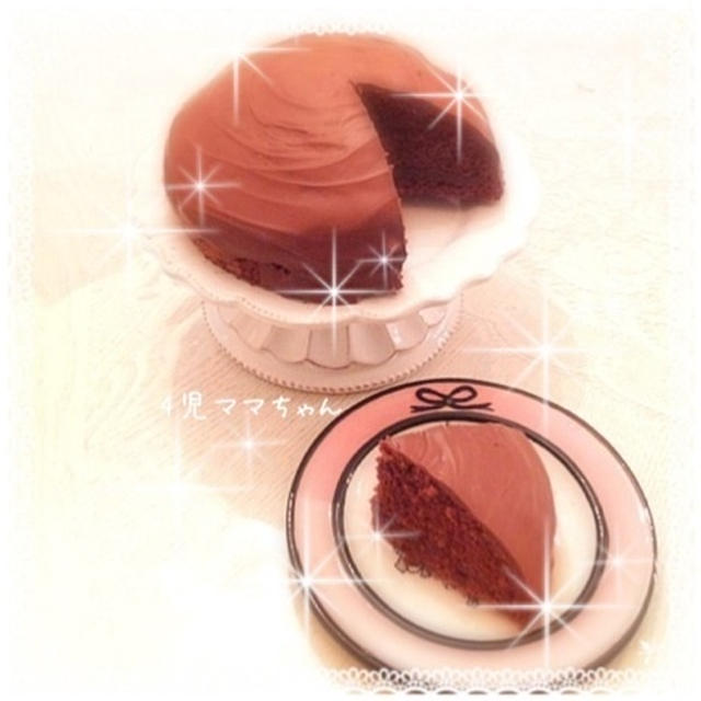 チョコクリームケーキ☆レシピ