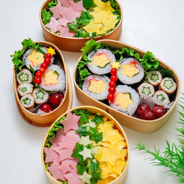 可愛いお弁当を旦那に持たせる嫌がらせ弁当「七夕弁当編」
