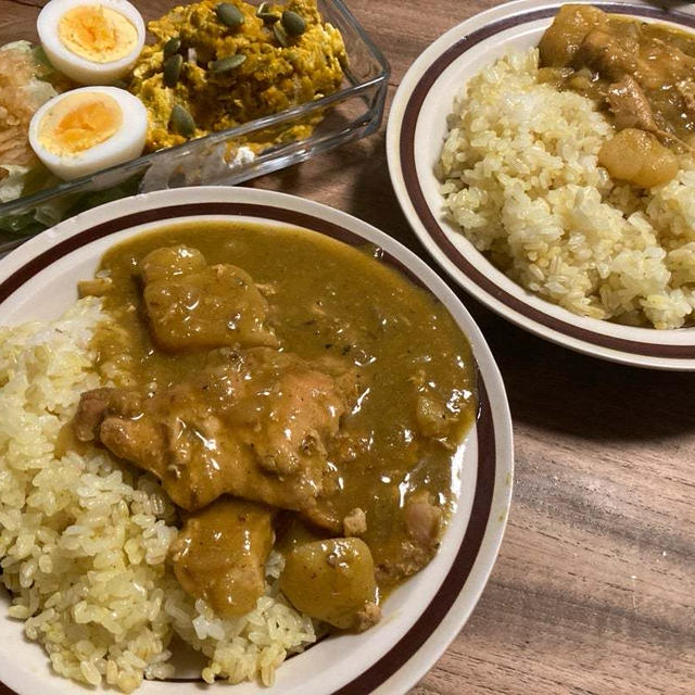 パンプキンチキンカレー♪