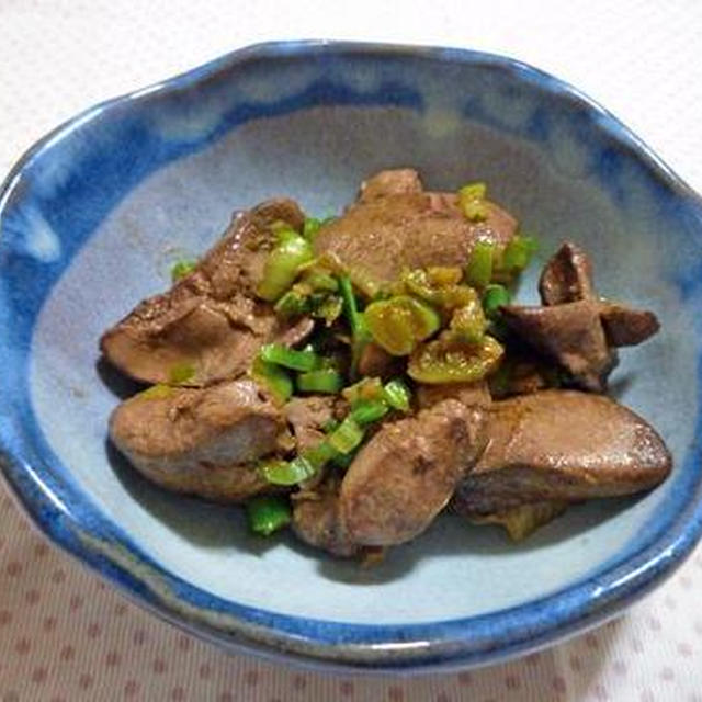鶏肝が美味しかった、居酒屋晩ご飯