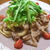 豚肉の生姜焼き風焼きうどん♪