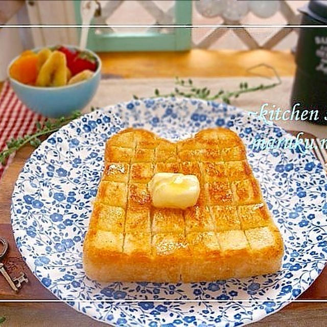 クックパッドニュースで『トーストの1番美味しい食べ方』が掲載♪