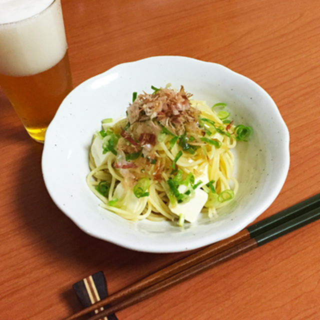 クリームチーズの和風パスタ