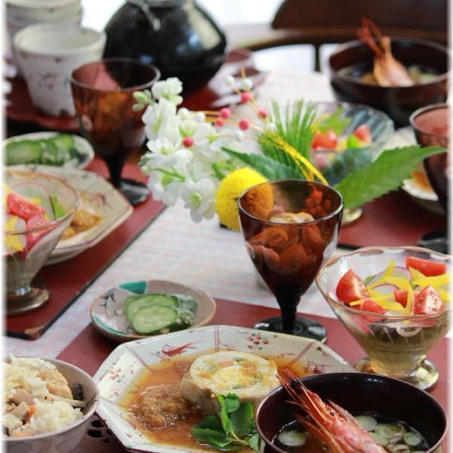 おせちリメイクのお昼ごはん。