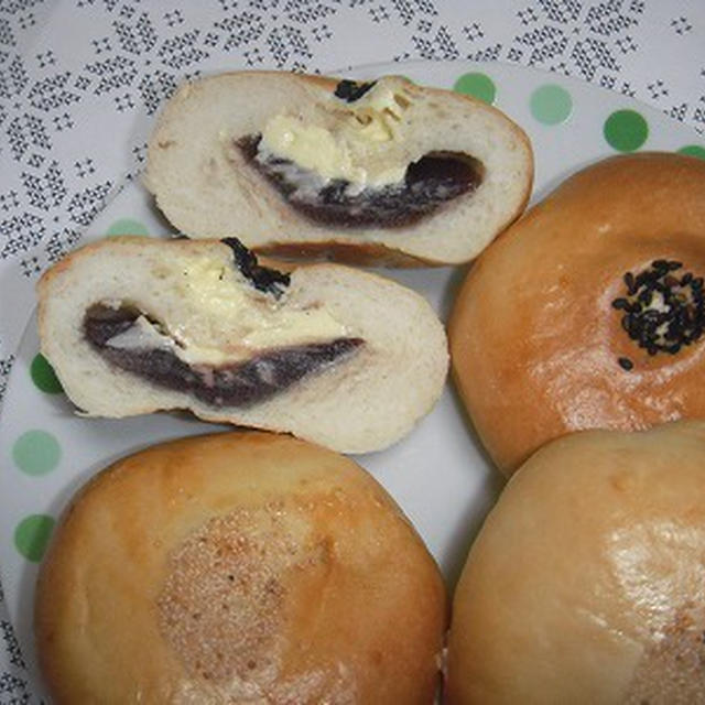 あんぱんにマーガリン注入しました～♪