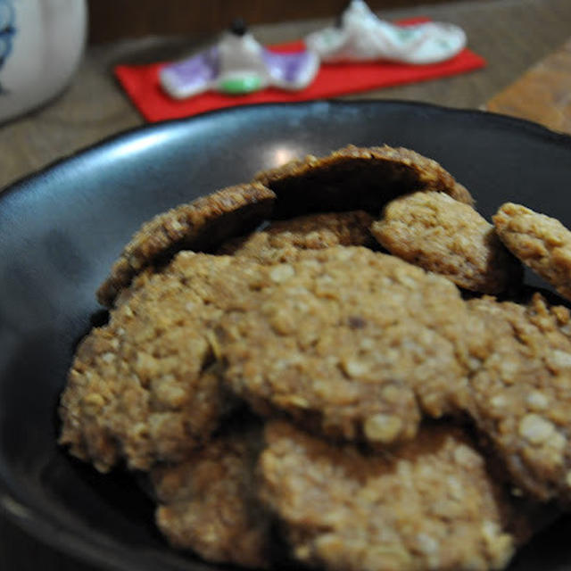 Ginger Anzac Cookies