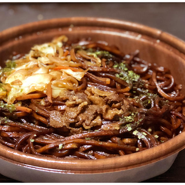 大盛太麺ソース焼そば
