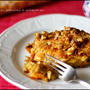 バレンタインご飯：　Lasagne con zucca, porcini e scamorza