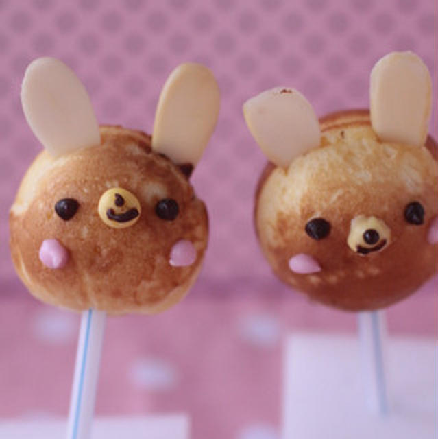 5月キャラごはん教室レポ２～ケーキＰＯＰうさちゃん