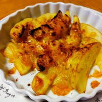 チリチーズポテト グリルで焼くだけ 10分かかりません