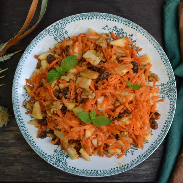 Apple Carrot Salad 林檎と人参のサラダ
