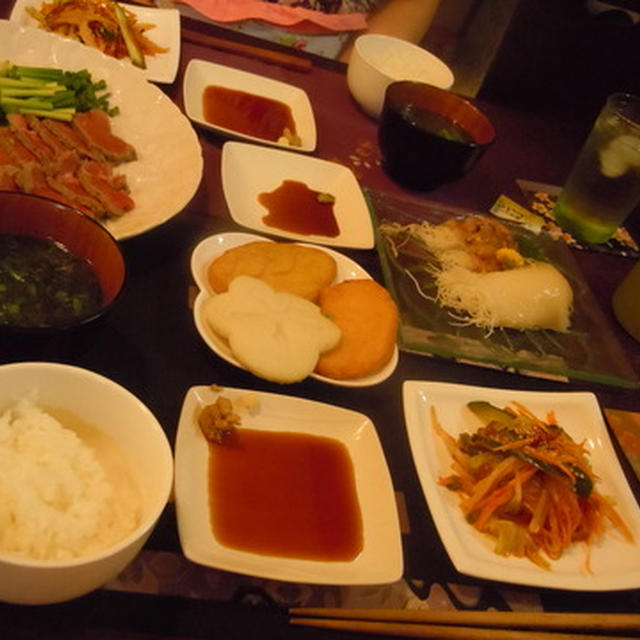 夜ご飯　レシピ　牛肉のたたき