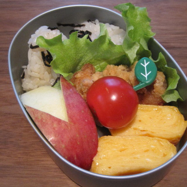 母の手料理＊唐揚げのお弁当