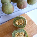 Kale Buns with Okara Filling