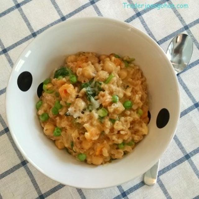 トレーダジョーズのファロ/スペルトで簡単リゾットのレシピ　Trader Joe’s Farro Risotto