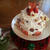 フライパンで簡単♪２段クリスマスケーキ　～ホットケーキミックス使用～