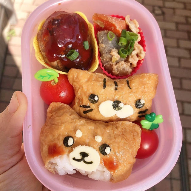 いぬねこ弁当です！