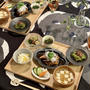 ブリの黒酢餡定食の夜ごはん