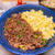 ピリ辛そぼろと炒り卵の二色丼