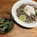 すだちおろし蕎麦。つゆだく親子丼