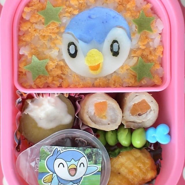 キャラ弁 ポッチャマ弁当 ポケモン By しおんさん レシピブログ 料理ブログのレシピ満載