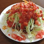宴会では食べなかった「タコライスチーズ野菜」