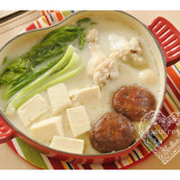 *　創味シャンタン「鶏手羽元＆青梗菜のお一人様シャンタンミルク鍋」　*