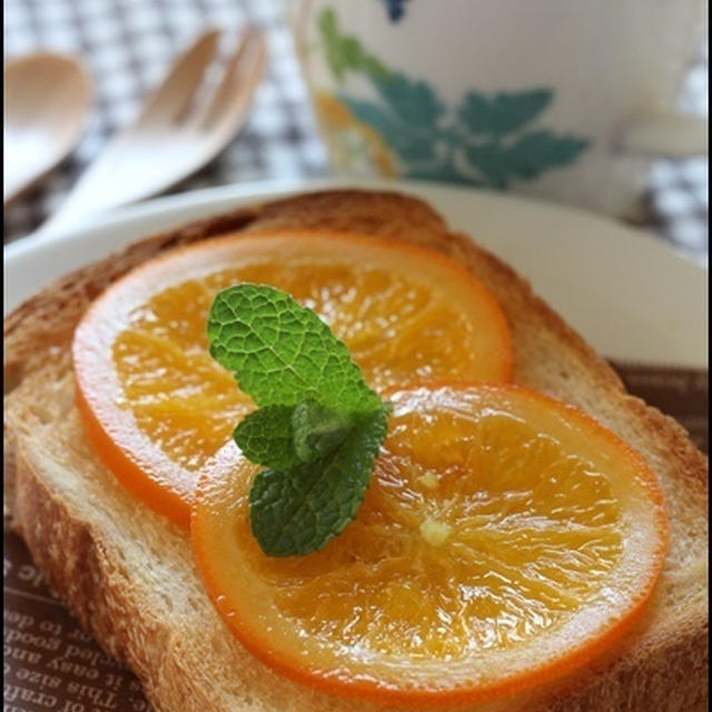 ネーブルの砂糖煮☆　と　イースト山♪