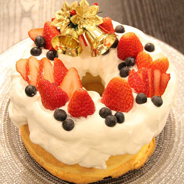 初心者でも失敗なし リースシフォンケーキを作ろう By みきママさん レシピブログ 料理ブログのレシピ満載