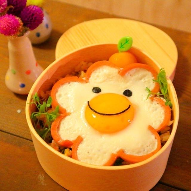 ドラえもんハンバーグ弁当★炒飯弁当