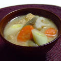 粕と味噌の根菜汁♪ by santababyさん