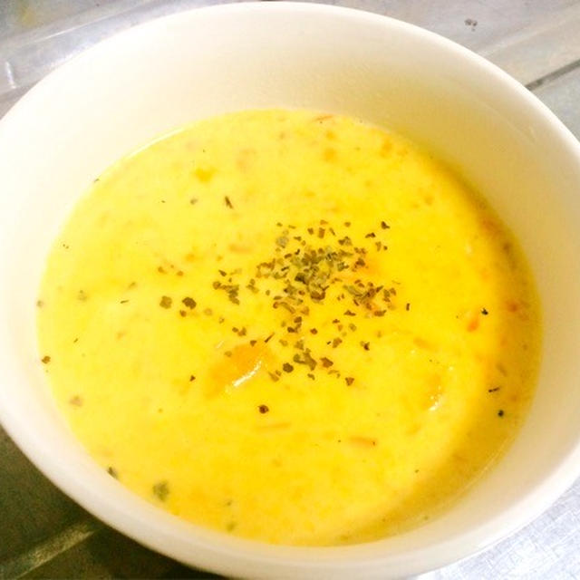 【ヘルシー】レストラン級☆冷製濃厚かぼちゃスープ#おもてなし料理 #スープ