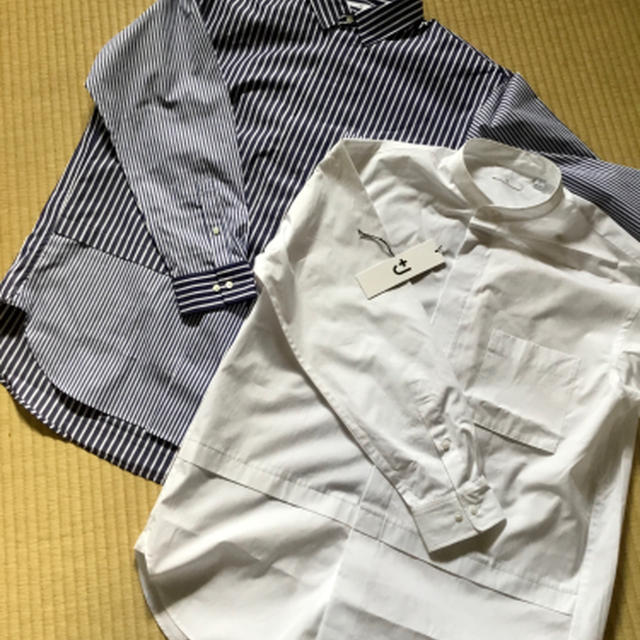 ユニクロ+Jネットで手に入れたシャツ2枚