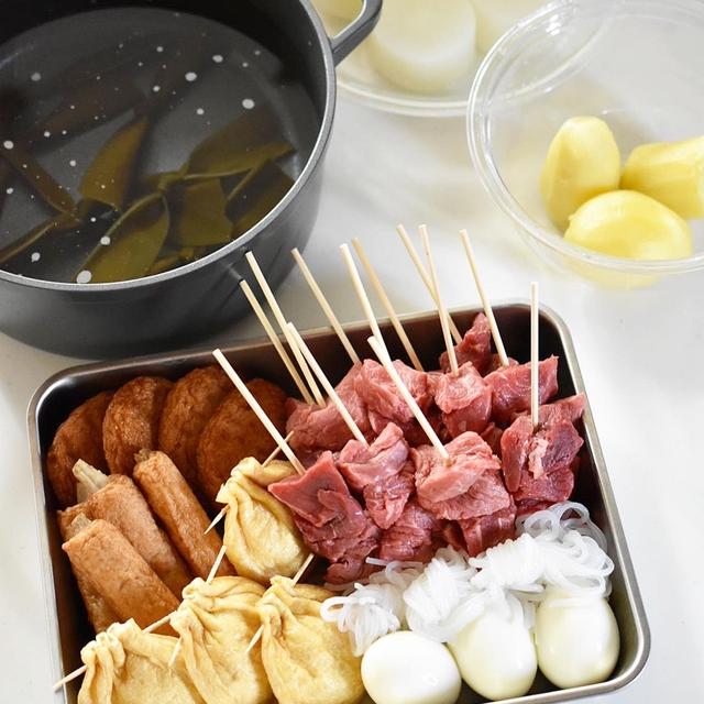 今日は、おでん。