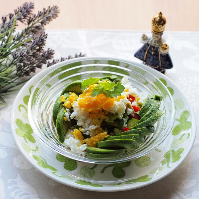 レンズ豆と野菜のチョップドサラダ