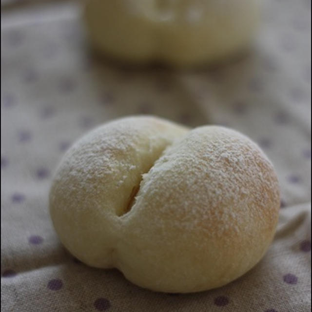 ＋＋赤ちゃんのお尻の白パン＆抹茶パン＋＋