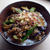 ナスとオクラの麻婆丼
