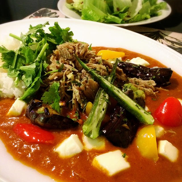 カルアポーク&野菜カレー Curry with veggies & Kalua pork...