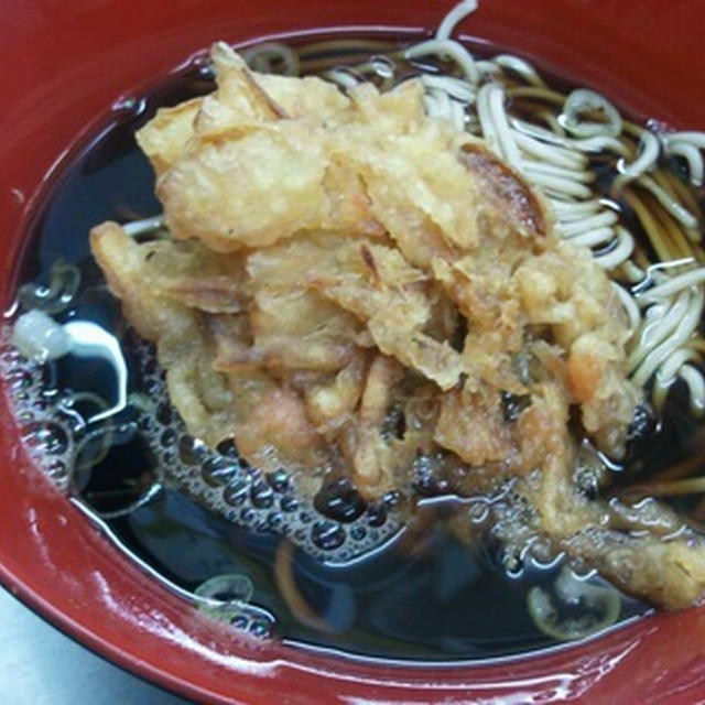 今朝も「そば」で朝ご飯