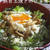 半熟目玉焼きの甘辛煮丼