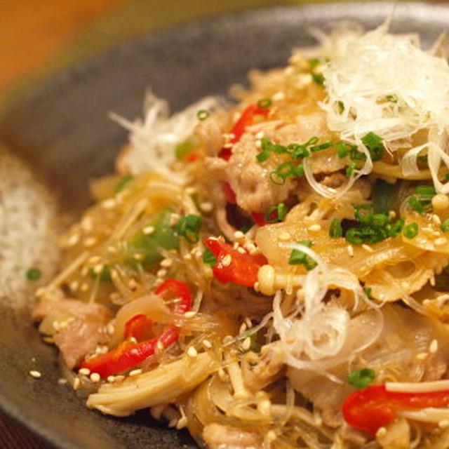 春雨のオイスターソース炒め