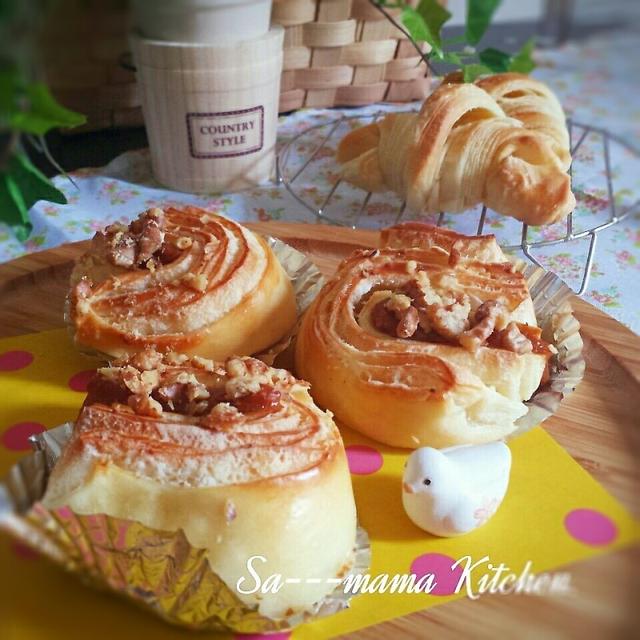 キャラメル胡桃のクロワッサン♥