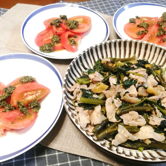 道の駅からのレシピ便！「栗の赤ワイン煮」「空心菜と豚」「四角豆のナムル」「ジェノベーゼ」