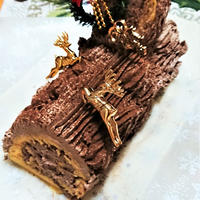 【レシピ】クリスマスに！【時短で！ブッシュドノエル】ワーママの工夫ケーキ！