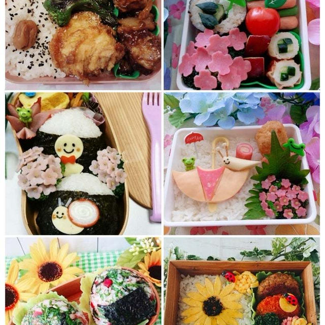 今週のお弁当まとめ6選(6/23～28) #デコ弁