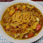 カレーのスープパスタ
