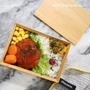 息子の＊チーズインハンバーグ弁当♡【#お弁当#ハンバーグ】