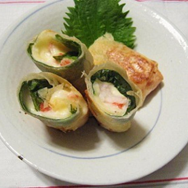 とろーり長いもの春巻き
