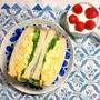 最近の朝食♪沼さんサンドイッチ