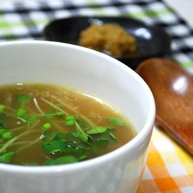 生姜とネギのぽかぽかスープ（手作りスープの素）